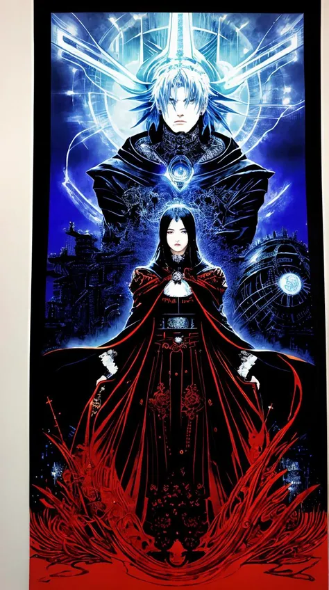 Elmo in a cyber punk setting, Ayami Kojima, Amano, Karol Bak, Greg Hildebrandt, and Mark Brooks, Neo-Gothic, gothic, rich deep colors. art by Takato Yamamoto. masterpiece. ultra details, high quality, high resolution, volumetric lighting, perfect face