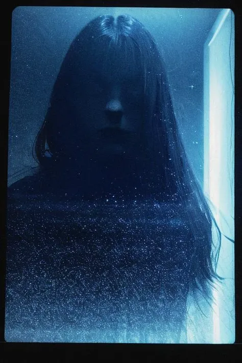 (matter:1.2), (horror:1.25), (star:1.4), directed by shane mcmellen, in the style of neon-lit pop art, photo taken with ektachrome, distorted portraiture, surreal sculpture, gothic dark and moody tones, softbox lighting, instax film, a stunning photograph of beautiful woman, Color film photograph, FilmG, 8k, raw photo, (film grain:1.0), (floating dust particle:1.2), award winning photo, 24mm, on focus, spotlight, rim light, in the dark, dimly lit, low key, deep shadow, fogs, <lora:blood:0.7> , film grain , ringu , cthulu , vintage , witch , witchcraft , dark magic ,