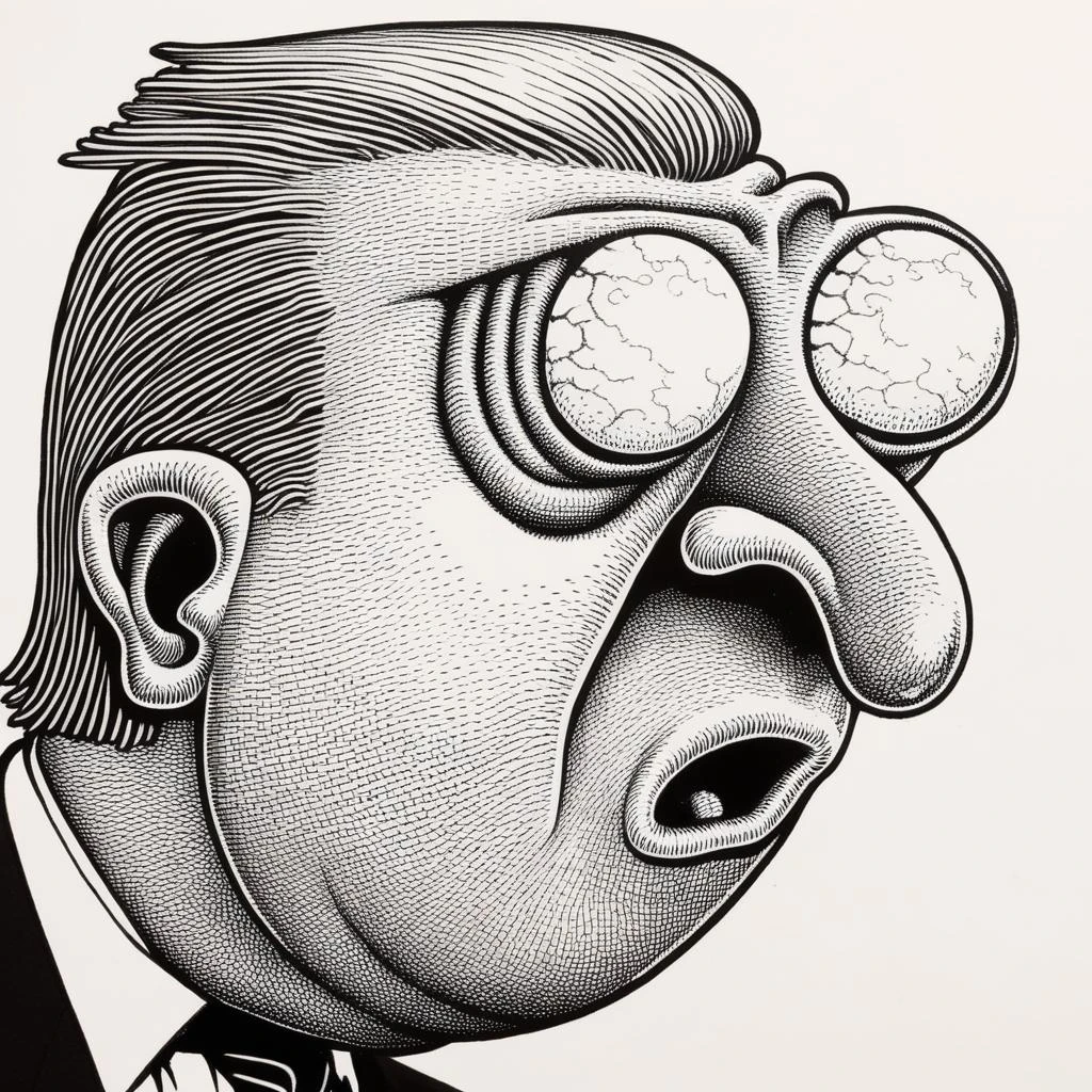 Basil Wolverton "Spaghetti and Meatballs" Style LORA