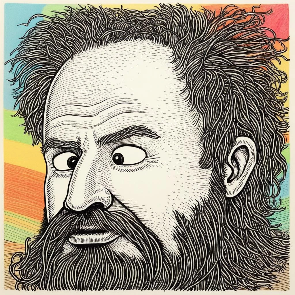 Basil Wolverton "Spaghetti and Meatballs" Style LORA