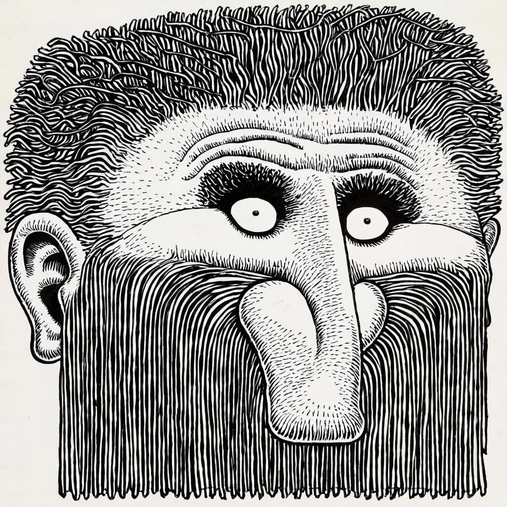 Basil Wolverton "Spaghetti and Meatballs" Style LORA