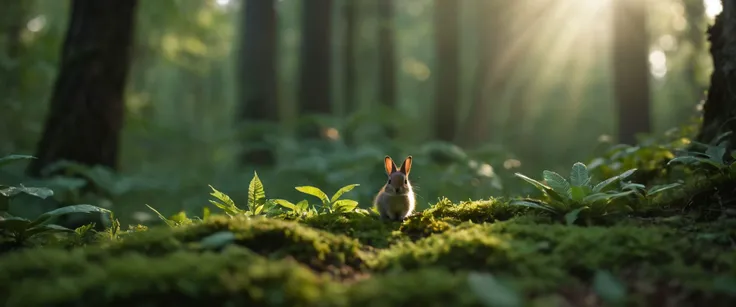 magical forest and various species of small cute creatures, a cinematic shot, light dispersion, close-up shot, (cinematic atmosphere:1.3), RAW photo, shot by Fujifilm XT3, Realistic, photorealistic Lifelike, (full sharp:1.2), 4k, 8k, quality, resolution uhd, extremely ultra