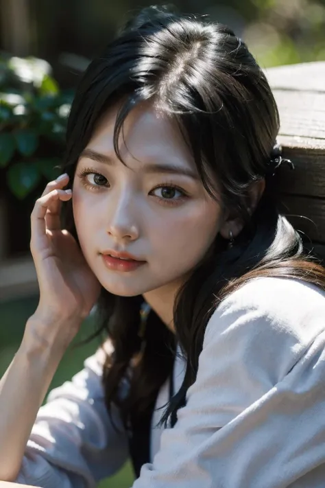 japanese woman,1 female,beautiful,20-year-old,Real natural skin,(RAW photo, highest quality),(realistic, photo-realistic:1.3), clean, masterpiece,finely,masterpiece,super detailed,High resolution,(best illustrations),(best shadow),Complex, bright, Lens Distortion Correction, Far Lens