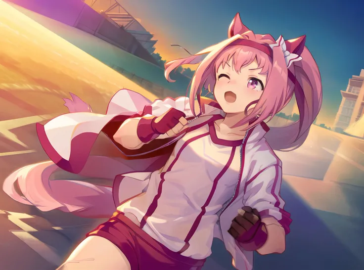 beautiful pink eyes