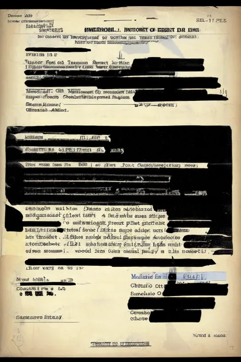photo of a dec_doc, (redacted text:1.1) text, aliens. (intricate details), <lora:add_detail:0.5> <lora:dec_doc-15:0.9>