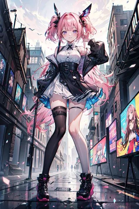 ((best quality, masterpiece, absurdres, super-resolution)) Girl Fashion, <lora:jirai_v2:0.2>