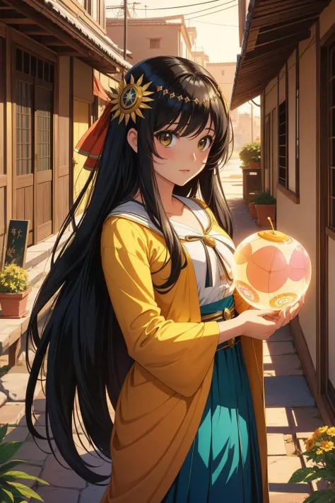 1girl, [ (comics art by Geoff Johns:1.3) and (Claude Lorrain:1.3) :8], 8k anime art by Studio Ghibli, Golden ratio, ([Burundi|Marrakech]:1.3) from inside of a Appalachian, it is very [Luminescent:Extraordinary:1] and Old, TaishÅ Era fauna and lake, Snowy, ultrafine detailed, Horror, kalighat, Black lighting, F/5, Calotype, gilded technique, Peach and Yellow fractal art, UHD, beautiful, spiritual themes, organic, surrealism