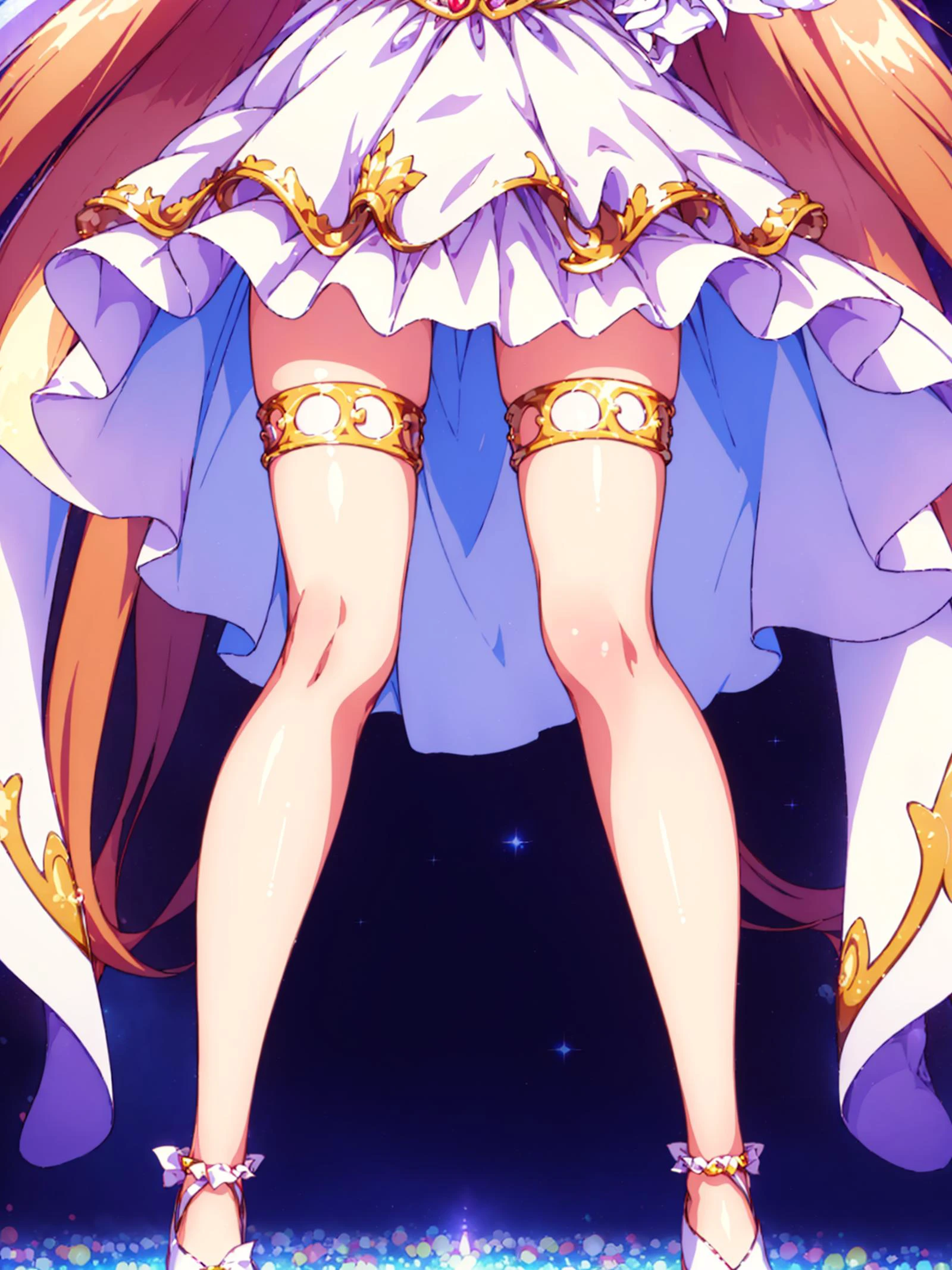 (8k, RAW photo, best quality, masterpiece, pixiv: 1.2),
(1milf, princess, awe, brainwashed, blush, dark smile, standing: 1.2),
breast, thigh, heart-shaped pupils,
(blonde hair, shiny hair, hair between eyes, blunt bangs: 1.2),
(princess wedding dress, long skirt, puff sleeve, white long gloves, big ribbon, tiala, white thigh high thights, pumps, jewely: 1.2), ((metalic satin)),
midtown, night, shibuya, shinjuku, tokyo, japan, <lora:Yuri_Tanima-10:0.5> <lora:Momoko_Hanasaki_WeddingPeach-KK77-V3:0.5>
