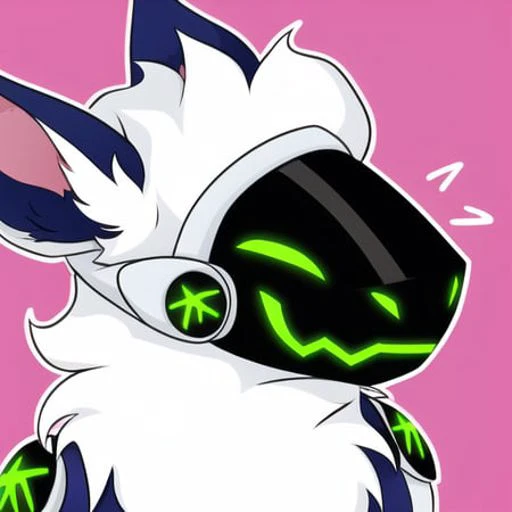 protogen. (protogen face:1.1), (protogen visor:1.1)