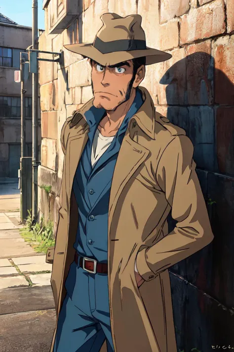 zenigata,trenchcoat,
(best quality, masterpiece, RAW photo,ultra-detailed:1.2), <lyco:GoodHands-beta2:1.0>,,solo,looking at viewer, ungry, <lyco:Zenigata:0.7>
bust shot,