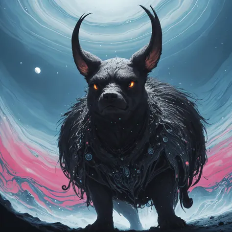 <lora:PsychedelicFluids:0.55>, PsychedelicFluids, a creature