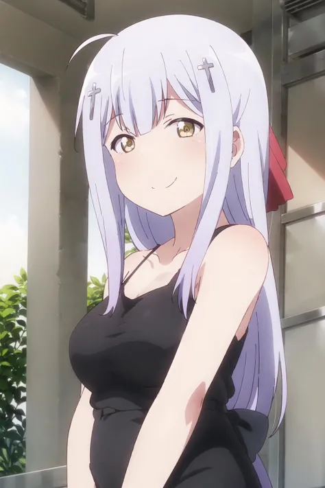 masterpiece, best quality, 1 solo girl, silver hair, red eyes, wavy hair, long hair, medium breasts, mature body and face, white Greek tunic, jewelry, hair ornament, earrings, tatami, night sky, cowboy shots, sexy pose, dakimakura, detailed body, face, and eyes, sharp focus, vibrant, creative, dynamic, high definition, high resolution, 8k, (Upscale: R-ESRGAN 4x+ Anime6B), (Image enchance:4x), voluptuous body, lying in the bed