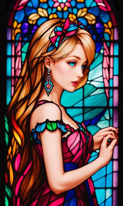 (high quality, 8k, 4K, high contrast, artwork:1.2, high quality, best aesthetics), (centralized), ((1 woman)), erotic, sensual, mature body, super detailed, beautiful face detailed, beautiful eyes detailed, detailed beautiful mouth, sexy body, perfect breats, long orange hair, light blue eyes, freckles on her cheeks, and calm facial expression, medieval princess crown, light blue princess dress, flower courtyard, medieval castle in the background, standing, erect posture, looking at the viewer, focus on the face.