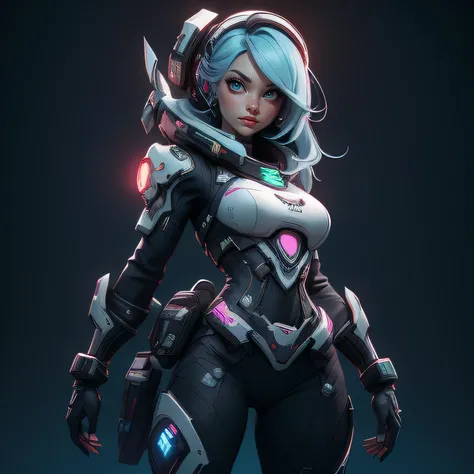 ((Best quality)), ((masterpiece)), (detailed:1.4), 3D, an image of a beautiful cyberpunk female,HDR (High Dynamic Range),Ray Tracing,NVIDIA RTX,Super-Resolution,Unreal 5,Subsurface scattering,PBR Texturing,Post-processing,Anisotropic Filtering,Depth-of-field,Maximum clarity and sharpness,Multi-layered textures,Albedo and Specular maps,Surface shading,Accurate simulation of light-material interaction,Perfect proportions,Octane Render,Two-tone lighting,Wide aperture,Low ISO,White balance,Rule of thirds,8K RAW, <lora:3dcharacter-000004:0.6>, 3dcharacter,outfit,(full body:1.2),simple background, masterpiece,best quality,(gradient background:1.1),