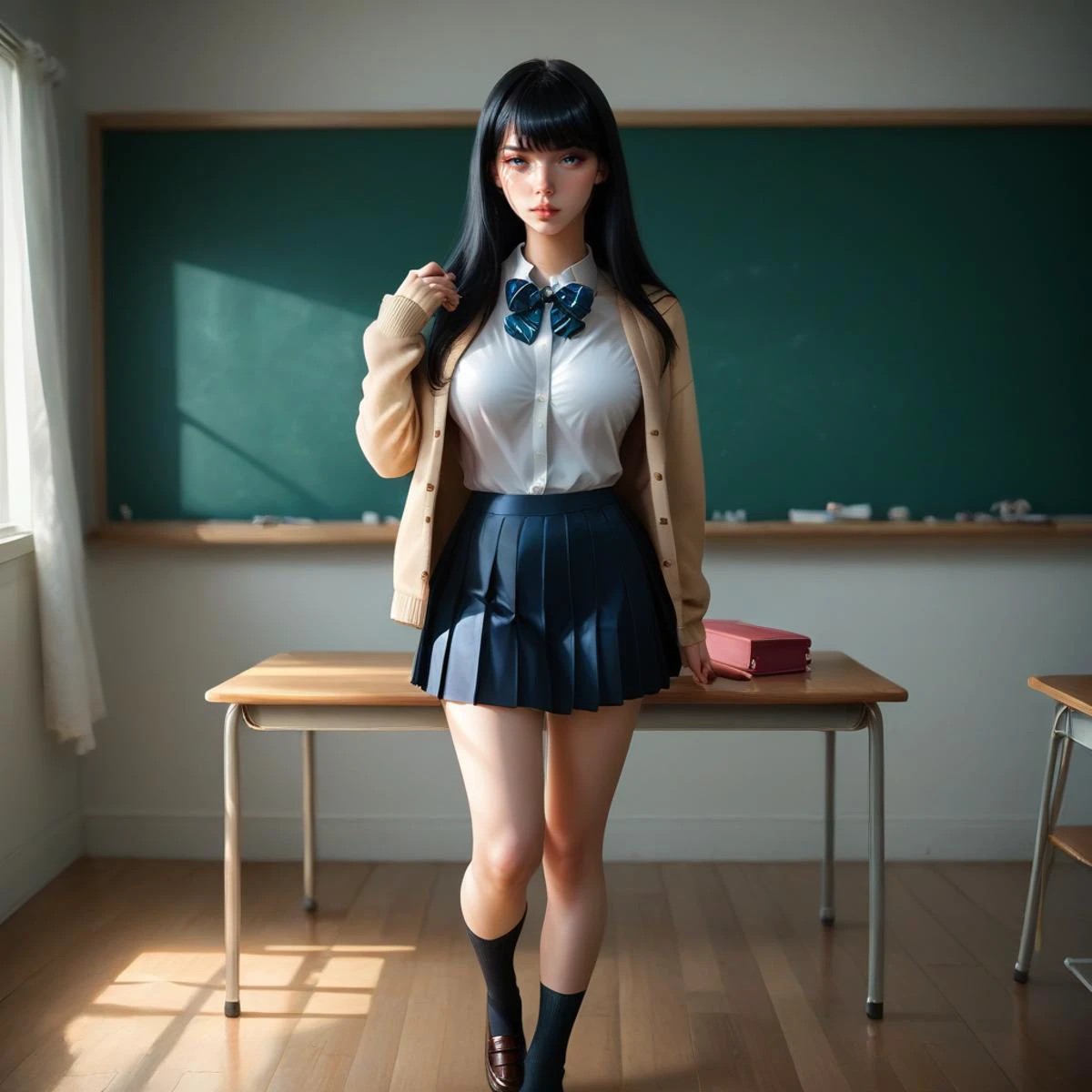 score_9_up, score_8_up, score_7_up, (masterpiece), (best quality), (ultra-detailed), (very aesthetic:1.2), intricate details, perfect composition, absurdres, romantic atmosphere,
<lora:Breast Slider - Pony_alpha1.0_rank4_noxattn_last:-1>, <lora:age_slider-LECO-v1:1>,
<lora:HikariKurodaXLpony001:1>, HikariKuroda,1girl,black hair,long hair,black eyes, ((Directional lighting)),
<lora:43stl1ght1ngXLP2:0.5>, 43stl1ght1ng, <lora:Expressive_H-000001:0.8>, expressiveh, <lora:d3t41l3dXLP:0.5>, d3t41l3d, <lora:add-detail-xl:1>, zPDXLrl, <lora:Perfect_Eyes:1>, Perfect_Eyes, <lora:TeethXL:1>, TeethXL,