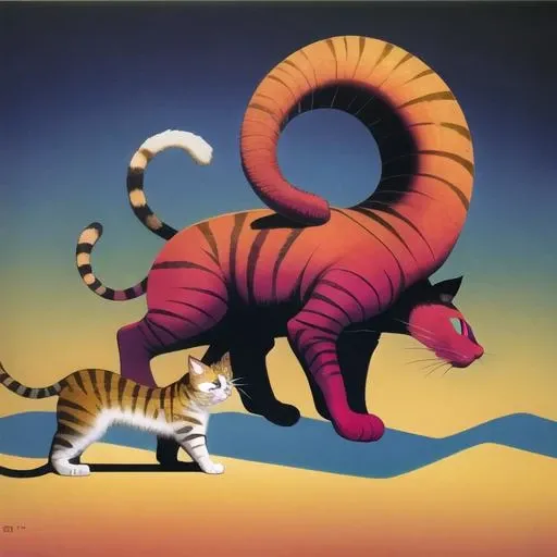 roger_dean, <lora:roger_dean:0.5>, cat
