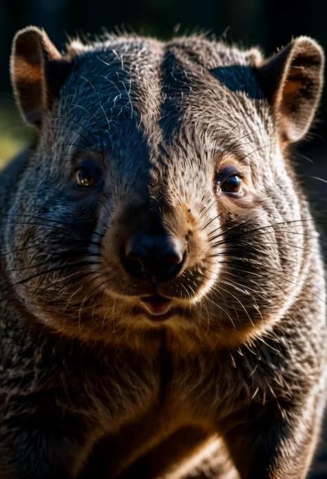 cinematic film still, highest quality, (highly detailed skin), sharp focus, dappled lighting, (highly detailed, intricately detailed),8k,HDR,
closeup portrait of wombat,
<lora:RMSDXL_Enhance:1>,
<lora:add-detail-xl:0.8>,
<lora:RMSDXL_Darkness_Cinema:1>,
ZipRealism, Zip2D