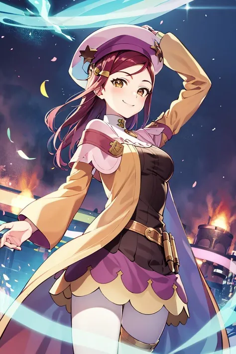 ((masterpiece,best quality)), absurdres,
<lora:Riko_Genjitsu_no_Yohane:0.7>, Riko_Genjitsu_no_Yohane,
solo, smiling, looking at viewer, cowboy shot,
magic shop, cinematic composition, dynamic pose,