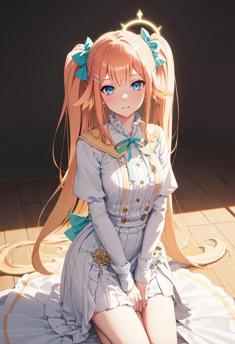 (safe:1.10), best quality, masterpiece, highres, solo, (shimiko_bluearchive:1.10), kneeling, kneeling on one knee, on one knee, cowboy shot, looking at viewer, 24 <lora:shimiko_bluearchive:0.80>