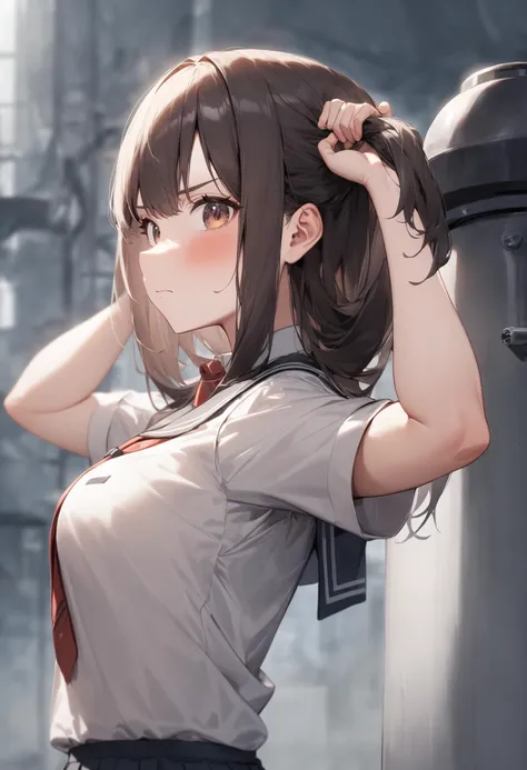 1girl, <lora:sdxl2-flat2-512b:-1>,medium breasts,school uniform,
bunching hair,<lora:bunchinghair_XL_v1:0.8>
from side, upper body, looking back, envy, geyser, closed mouth,
masterpiece, best quality, very aesthetic, absurdres