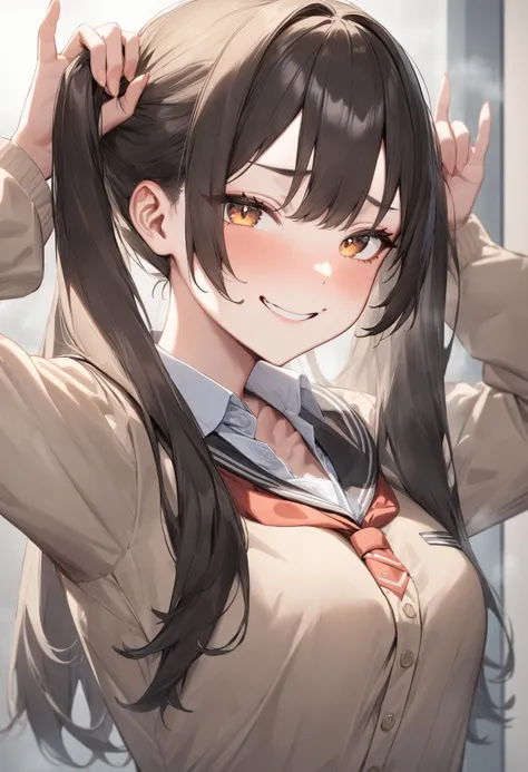 1girl, <lora:sdxl2-flat2-512b:-1>,medium breasts,school uniform,
bunching hair,<lora:bunchinghair_XL_v1:0.8>
from side, portrait, looking at viewer, seductive grin smug, public toilet, closed mouth,
masterpiece, best quality, very aesthetic, absurdres