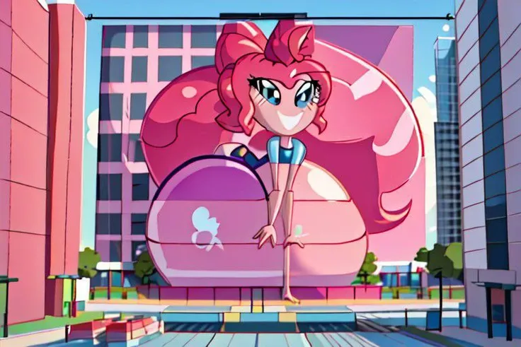 Giantess inflatable phonescreenrecording B41100n pinkie pie