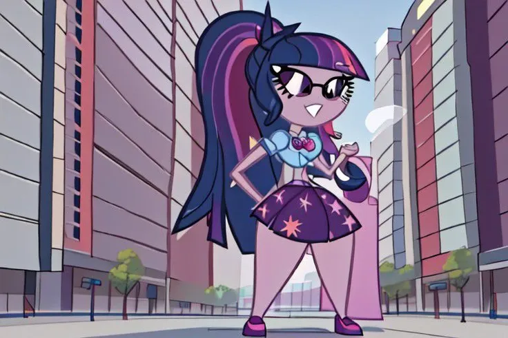 Twilight Sparkle Giantess inflatable phonescreenrecording