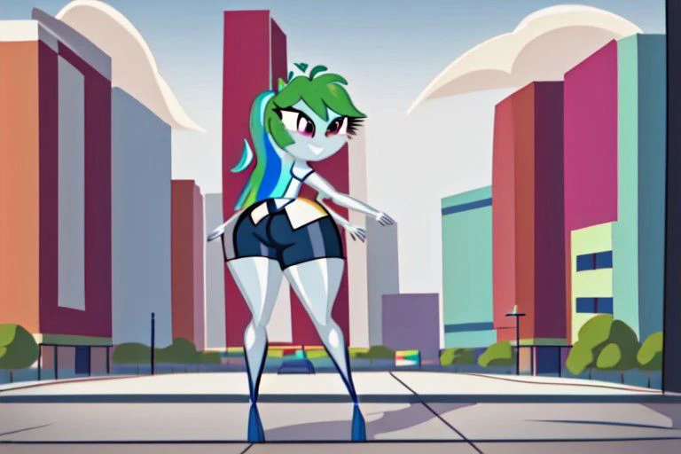 Rainbow Dash Giantess inflatable phonescreenrecording