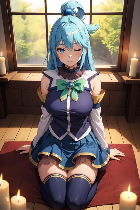 (paizuri:1.4),Bunny ears,(Bunny Suit 1.3),1 penis,masterpiece,(highest quality:1.4), unreal engine, super resolution, very detailed, 1 female,big breasts, waist, thin, (muscular:0.8) blue hair,purple eyes , (cleavage,:0.8) round chest, big breasts, viewing with viewer,clavicle, nipple, abdomen, belly button, panties, (blush, gentle smile:1.1), deep breath,in the bedroom