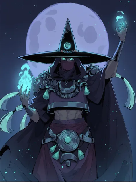 score_9, score_8_up, score_7_up, , source_anime BREAK
1igrl, battle pose, glowing magic,  , Hecate,<lora:hecatePony:1>,
, moonlight, particles, night, dark scene, cel shading, linear hatching,  wide brim hat, full moon background