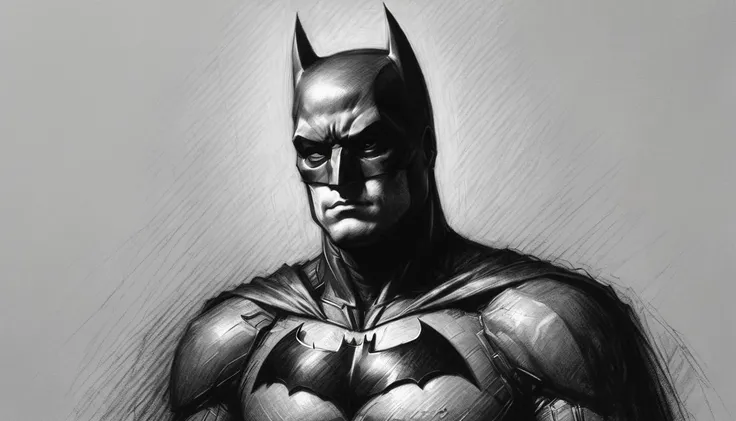 portrait of Batman    <lora:Renaissance_Drawing:0.7>