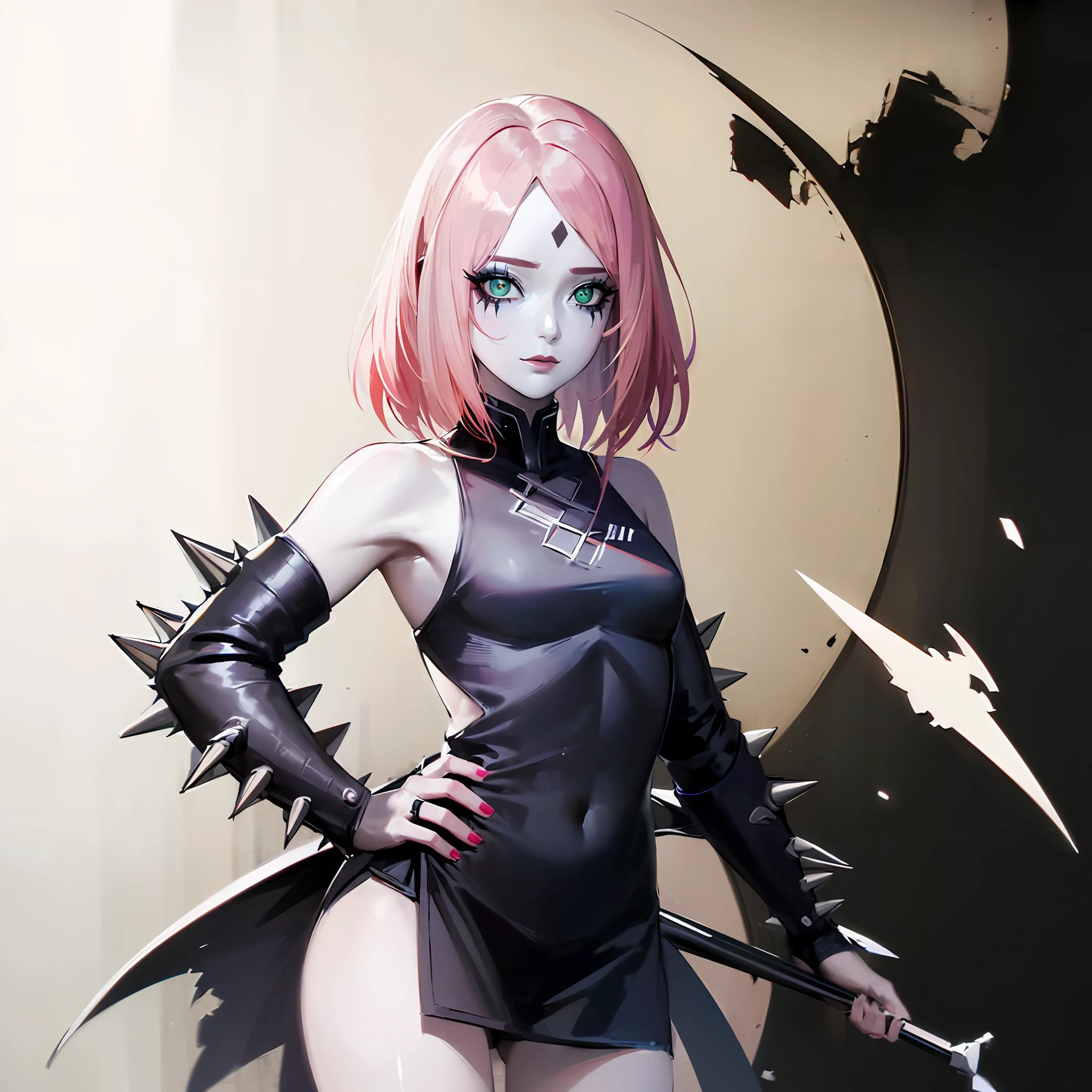 Black Metal Outfit by milkomt