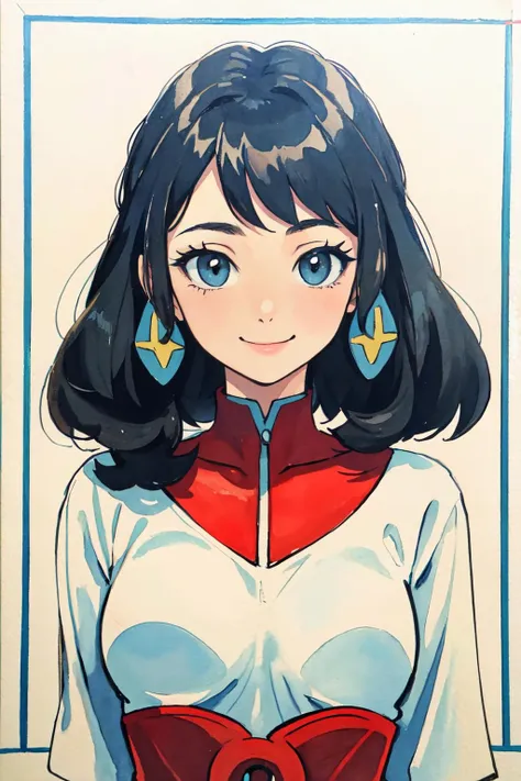 <lora:Red_Book:0.8>pokemon (creature),traditional media,
(best quality, masterpiece, RAW photo,ultra-detailed:1.2), <lyco:GoodHands-beta2:1.0>,1girl,solo,looking at viewer,smile