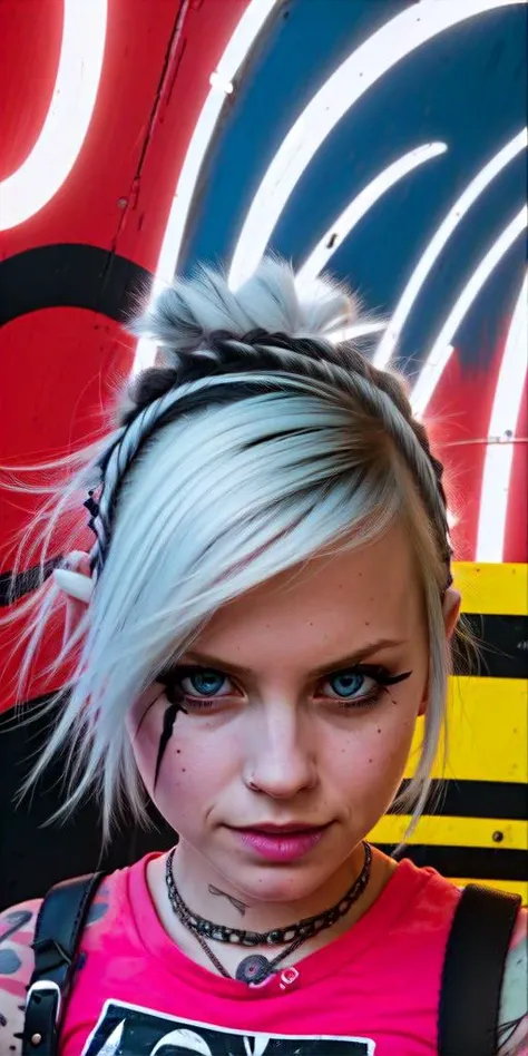[  : high Detail RAW color Photo : 20]
 [  candy abstract art intricate swirl  splash mix gradient
 : mischievous  Abbie renegade female punk Abbie   : 4]
[  : detailed glossy skin  : 30]