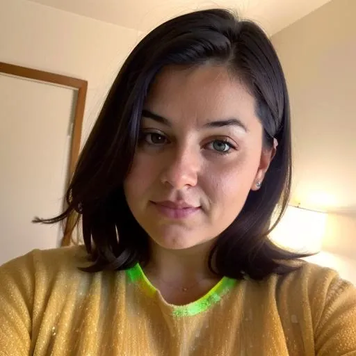 (wide angle:1.2), (chubby:1.25), double chin, 1 woman, ((upper body selfie, pissed)), masterpiece, best quality, ultra-detailed, (florescent lighting:1.6), mad, disappointed, sweatpants, t-shirt, analog style (look at viewer:1.2) (skin texture) (film grain:1.3), (warm hue, warm tone), close up, cinematic light, sidelighting, ultra high res, best shadow, RAW, (best quality), (masterpiece:1.2), 4k ,(ultra detailed:1.2)