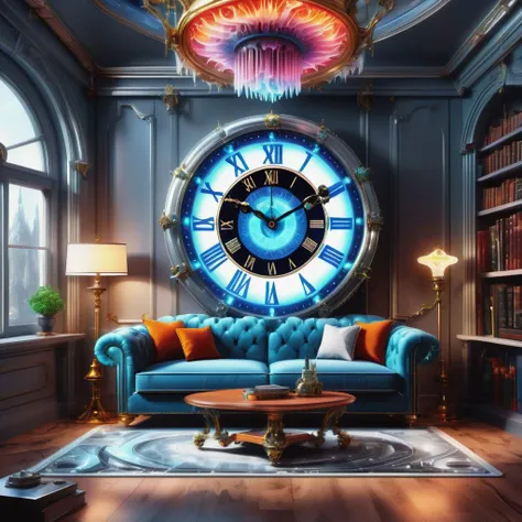 ((best quality)), ((masterpiece)), ((realistic,digital art)), (hyper detailed),DonMR0s30rd3rXL Library, Clocks,Sofa,Candles,Cutting Board,Chandelier, Engineered Wood Flooring,Plain Weave tapestry,Pumice stone, Jellyfish Gene Insertion, Rim Lighting, octane rendering <lora:DonMR0s30rd3rXL-000012:0.8>