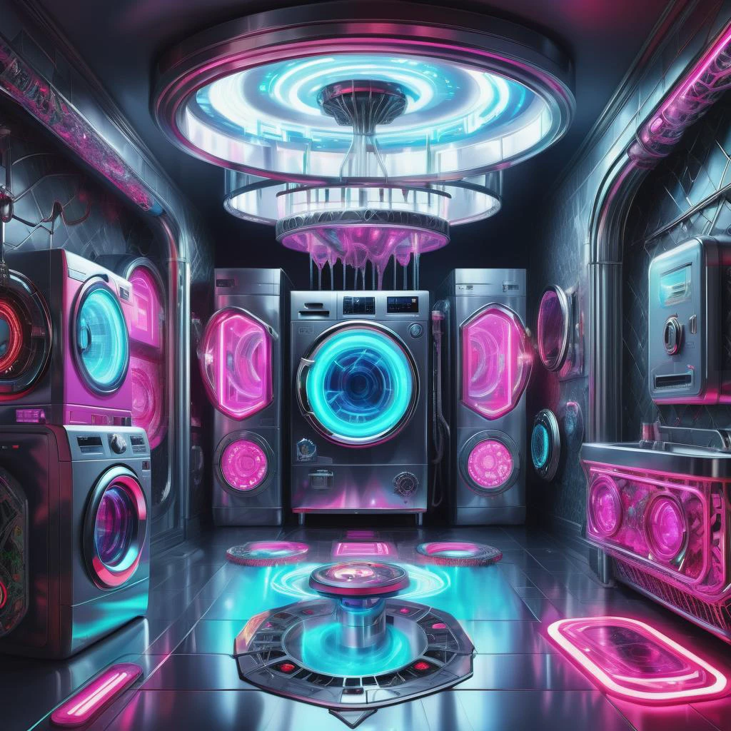 ((best quality)), ((masterpiece)), ((realistic,digital art)), (hyper detailed),DonMR0s30rd3rXL Indoor Play Area, Shower Curtain,Charging Station,Washing Machine,Curtains, Serpentine stone,Basket Weave tapestry, Fluorescent Tubes, Bar Lighting, octane rendering <lora:DonMR0s30rd3rXL-000012:0.8>