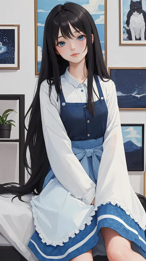 (masterpiece, best quality:1.4), looking at viewer, fringer, {indoors|outdoors|simple background},
(wavy hair:0.8), long hair, {black hair|white hair|blonde hair}, {blue theme|red theme|white theme},