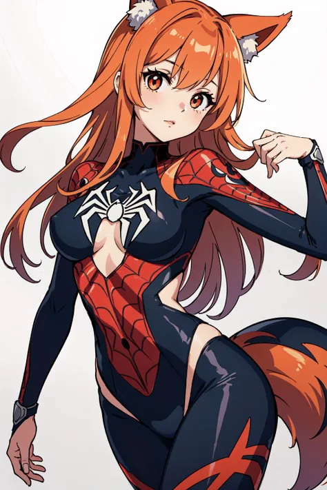 (masterpiece, best quality),  intricate details, 
1girl,     <lora:firefoxchan-nvwls-v1-final:0.8> firefox-chan,   tail, 
 <lora:attire_spider-man-12:0.8> spider suit, spider web print, spider web,