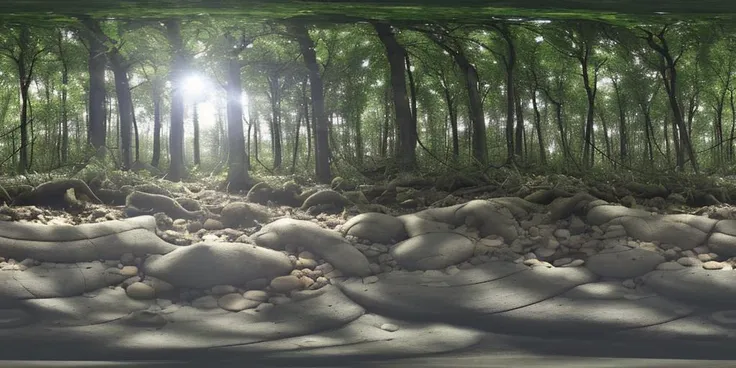 (Beetle's Eye View:1.2), (Dappled Sunlight:1.4), (Play of Light and Shadow:1.3), (Navigating the Forest Floor:1.1), (Ecosystem Dynamics:1.5), <lora:360:1.0>