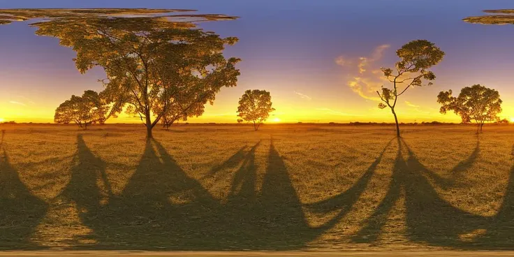 (Insect's Eye View:1.2), (Golden Sunset:1.4), (Long Shadows:1.3), (Exploring the Twilight:1.1), (Natural Beauty:1.5), <lora:360:1.0>