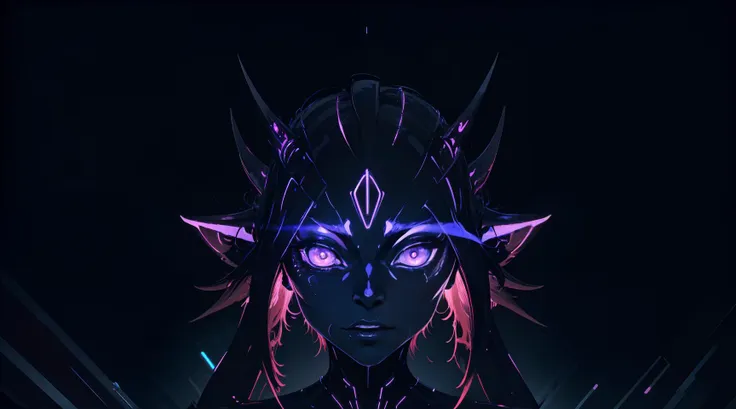 In the digitally rendered world of an anime, a nocturnal goblin with augmented features emerges. Picture a highly detailed painting capturing this creature with luminous cybernetic enhancements seamlessly integrated into its wild and eerie appearance. Its onyx skin reflects the glow of neon circuits, casting an otherworldly aura. The sharp, angular features of its face suggest intelligence and cunning, while its slender frame seems to meld into the shadows. This high-definition image captivates with its intricate details and evokes a sense of wonder at the melding of fantasy and technology.
( Style-DoF, Style-DA)  Style-EMCG