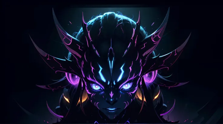 In the digitally rendered world of an anime, a nocturnal goblin with augmented features emerges. Picture a highly detailed painting capturing this creature with luminous cybernetic enhancements seamlessly integrated into its wild and eerie appearance. Its onyx skin reflects the glow of neon circuits, casting an otherworldly aura. The sharp, angular features of its face suggest intelligence and cunning, while its slender frame seems to meld into the shadows. This high-definition image captivates with its intricate details and evokes a sense of wonder at the melding of fantasy and technology.
( Style-DoF, Style-DA)  Style-EMCG