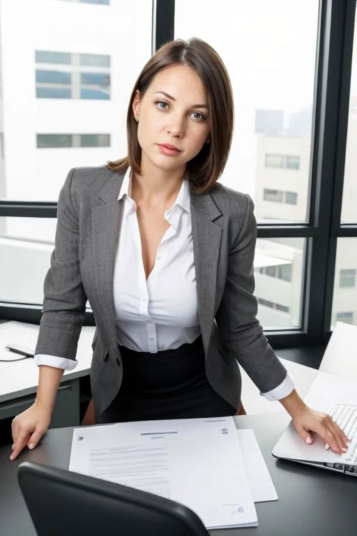 Female office worker about to report you to HR