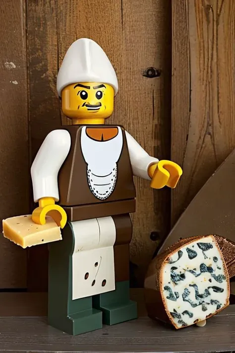 LEGO MiniFig. In its earliest form, Monterey Jack was made by 18th-century Franciscan friars of Monterey, Alta California. California businessman David Jacks sold the cheese commercially. He produced a mild white cheese that came to be known eponymously as "Jacks' Cheese" and eventually "Monterey Jack". Other ranchers in the area likewise produced the cheese, among them Andrew Molera, who built a successful dairy operation in Big Sur and whose Monterey Jack was especially well regarded.