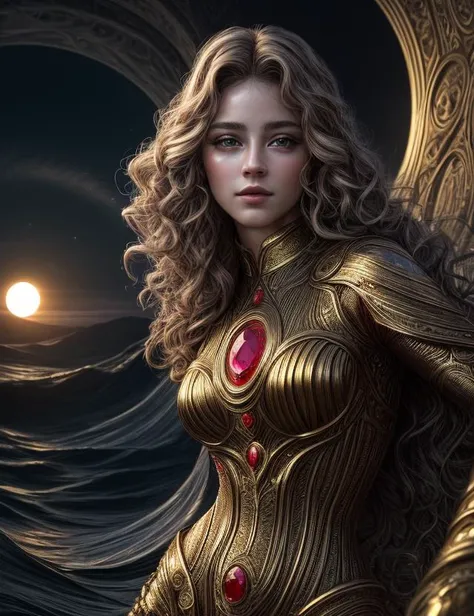 ((best quality)), ((masterpiece)), ((realistic)), (detailed), girl casting (Vibration,Wavy lines,Superfluid,Circulation,Ruby,Beige ,solar eclipse magic:1.0), ((masterpiece)), absurdres, HDR, <lora:add_detail:1>, <lora:LowRA:0.5>