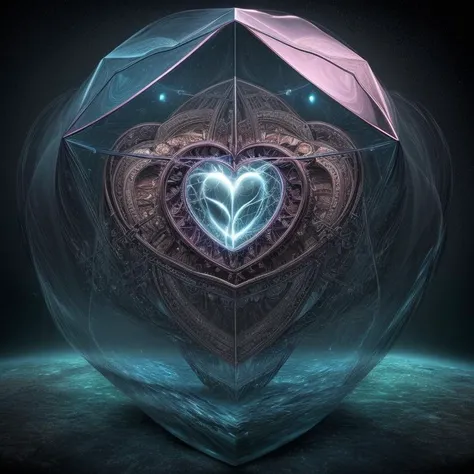 ((best quality)), ((masterpiece)), ((realistic)), (detailed), (heart:1.3) __constructor__ (Radiating,Otherworldly,Vibration,Time travel,Amorphous,Swirling,Cube,Pentagon magic:1.0), ((masterpiece)), absurdres, HDR, <lora:add_detail:1>, <lora:LowRA:0.5>