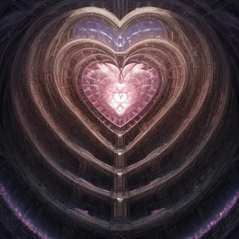 ((best quality)), ((masterpiece)), ((realistic)), (detailed), (heart:1.3) __constructor__ (Transcending,Mystifying,Light pink ,Time perception,Superfluid,sinkhole,Cuboid,Pentagon magic:1.0), ((masterpiece)), absurdres, HDR, <lora:add_detail:1>, <lora:LowRA:0.5>