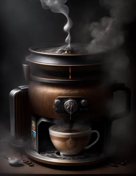 ((best quality)), ((masterpiece)), ((realistic)), (detailed), coffee machine (Convection,Wave propagation,Spectral,Radiant,Ephemeral,Perpetuity,steam devil,Superfluid magic:1.0) ((masterpiece)), absurdres, HDR, <lora:add_detail:1>, <lora:LowRA:0.5>