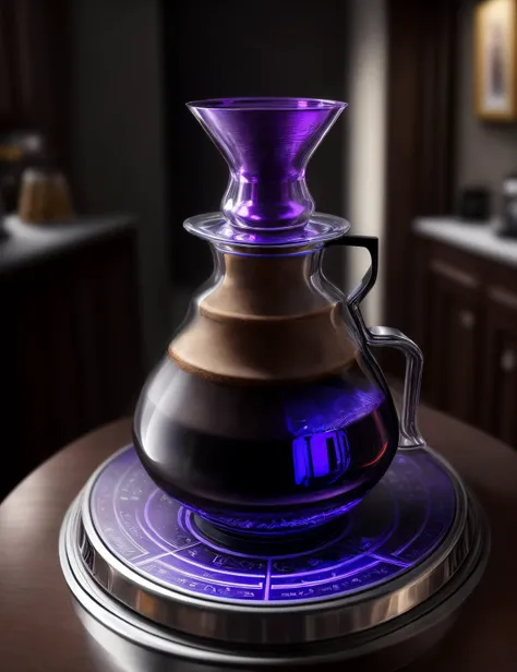 ((best quality)), ((masterpiece)), ((realistic)), (detailed), coffee machine (Enthralling,Electric current,Horizontal lines,PlumPurple,Sapphire ,Liquid crystal,Cone,Diamond magic:1.0) ((masterpiece)), absurdres, HDR, <lora:add_detail:1>, <lora:LowRA:0.5>
